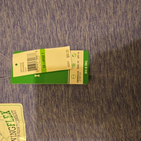 Izod Golf Men's Golf Title HolderShort Sleeve Polo. Size 5XLT in Ultra V… - Picture 5 of 13